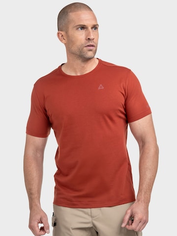 T-Shirt fonctionnel 'Buchberg' Schöffel en rouge : devant