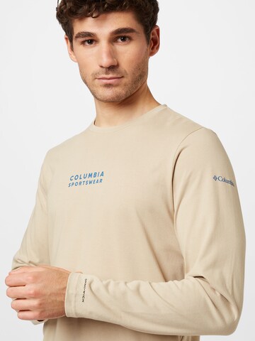 T-Shirt fonctionnel 'Alpine Way™' COLUMBIA en beige