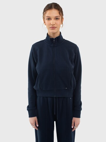 BIG STAR Zip-Up Hoodie 'Chitasana' in Blue: front