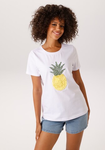 Aniston CASUAL Shirt in White: front