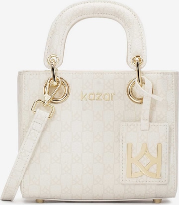 Kazar - Bolso de mano en blanco: frente