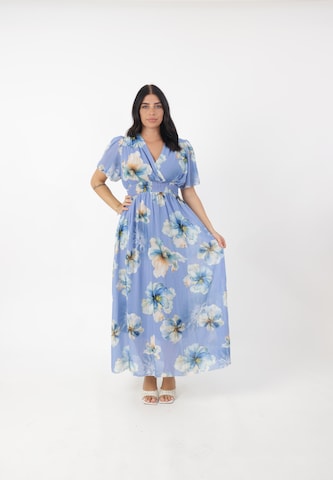 Abito estivo di Elara in blu: frontale