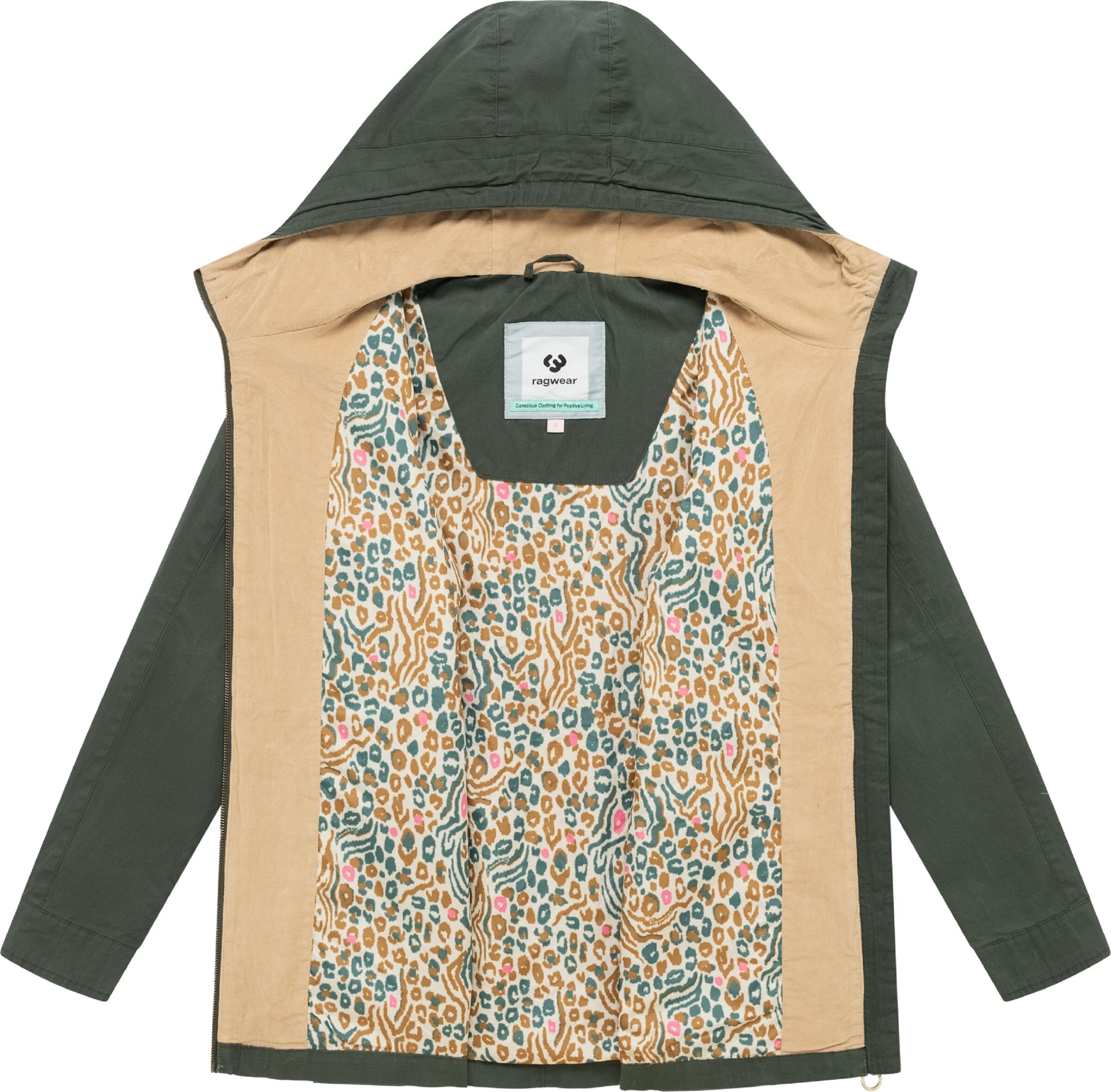 Parka di mezza stagione 'Lenoa' di Ragwear in verde