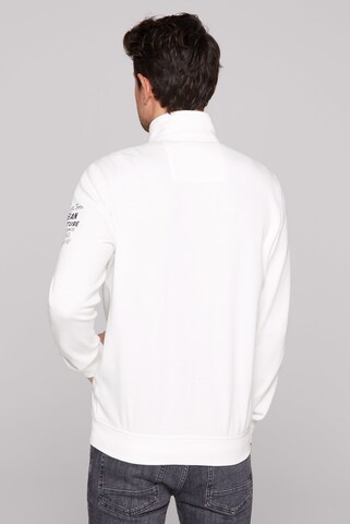 CAMP DAVID Sweatjacke mit Logo Artworks in Weiß