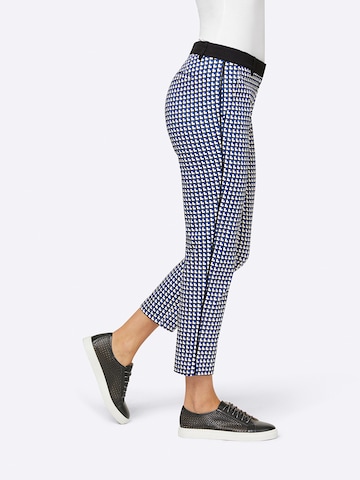 heine Slimfit Broek in Blauw