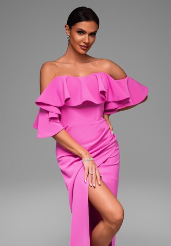 Ombre Evening dress 'Caroline' in Pink