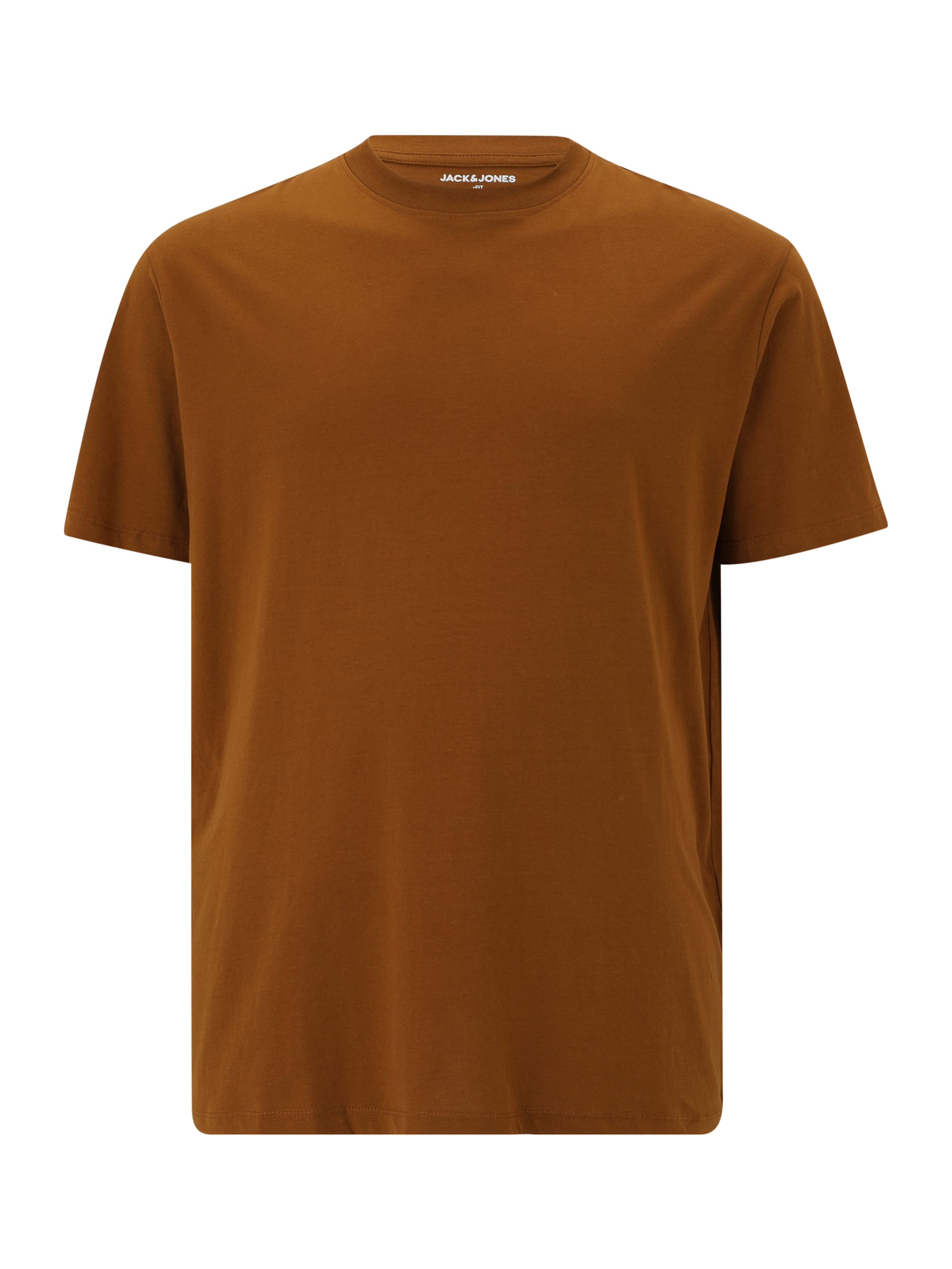 Jack & Jones Plus Футболка 'JJEBRADLEY' в Коричневый: спереди