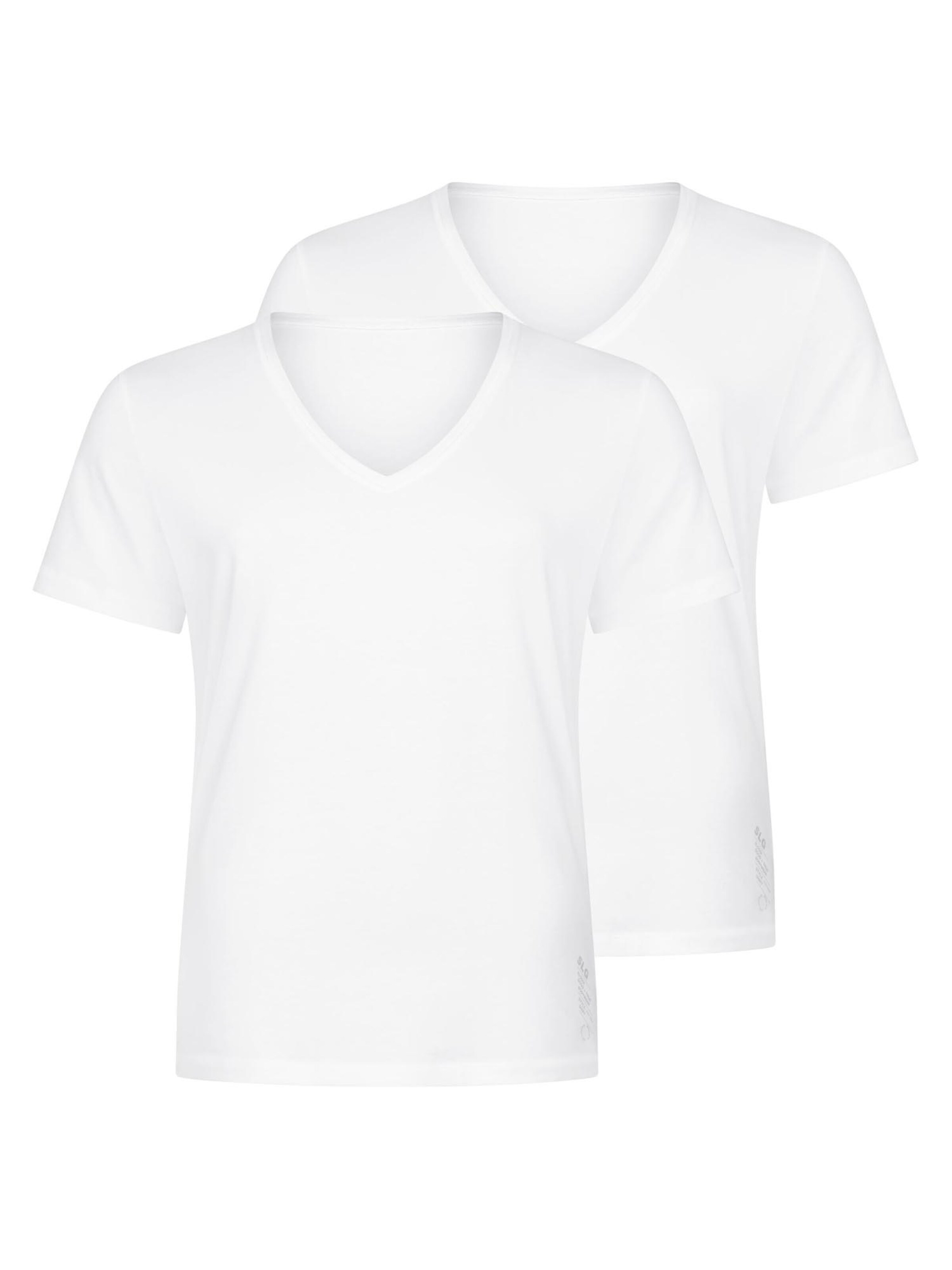 SLOGGI Undershirt 'SLG Base' in White: front