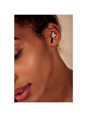 Leis Earrings in White: front
