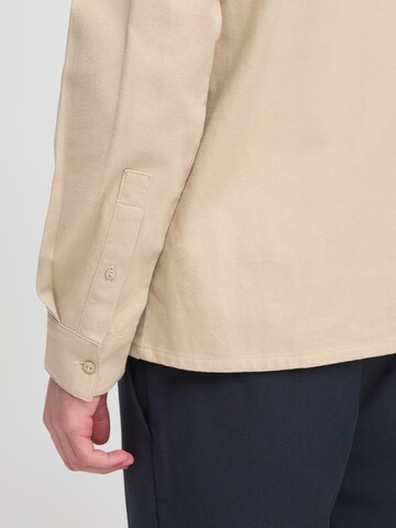 Casual Friday Regular Fit Skjorte 'CFARSEN' i beige