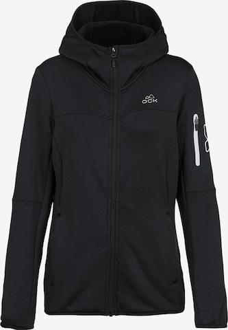 OCK Athletic Fleece Jacket in Black: front