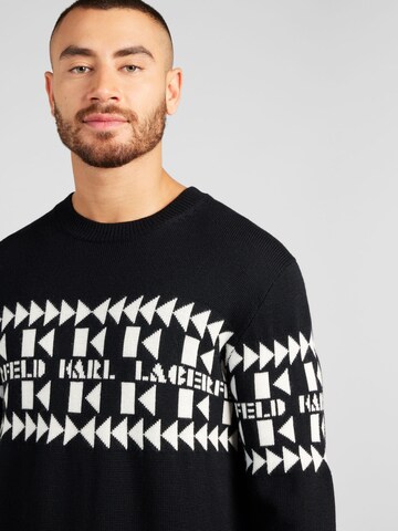 Karl Lagerfeld Pullover i sort