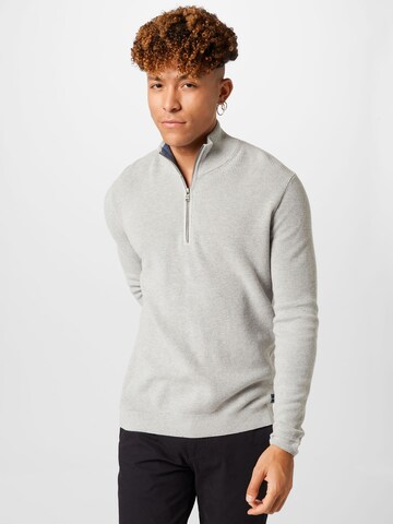 TOM TAILOR Sweater in Grey: front