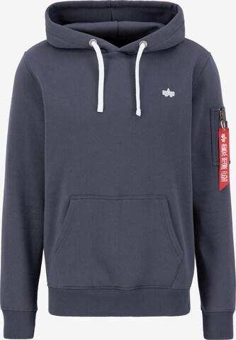 ALPHA INDUSTRIES Sweatshirt i grå: framsida