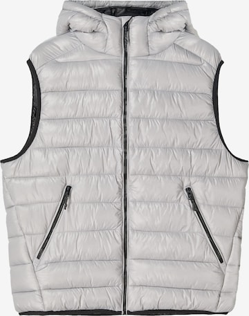 Bershka Елек в сиво: отпред