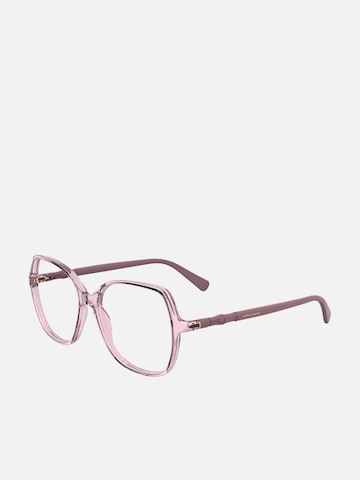 Longchamp - Gafas de sol 'Longchamp LO2769 Transparent brick 55/15/145 WOMAN Eyewear Frame' en rosa: frente