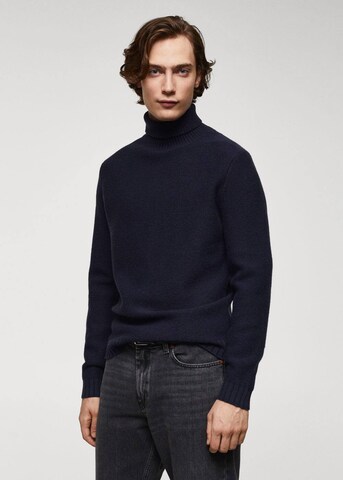 MANGO MAN Pullover 'Lotot' in Blau: predná strana