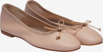 Flarelle Ballerina 'Folletta nappa' värissä beige: etupuoli