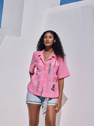 Next Blouse in Pink: front