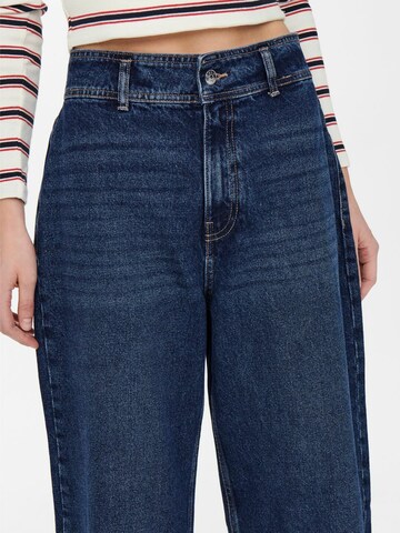 Only Petite Wide leg Jeans in Blauw