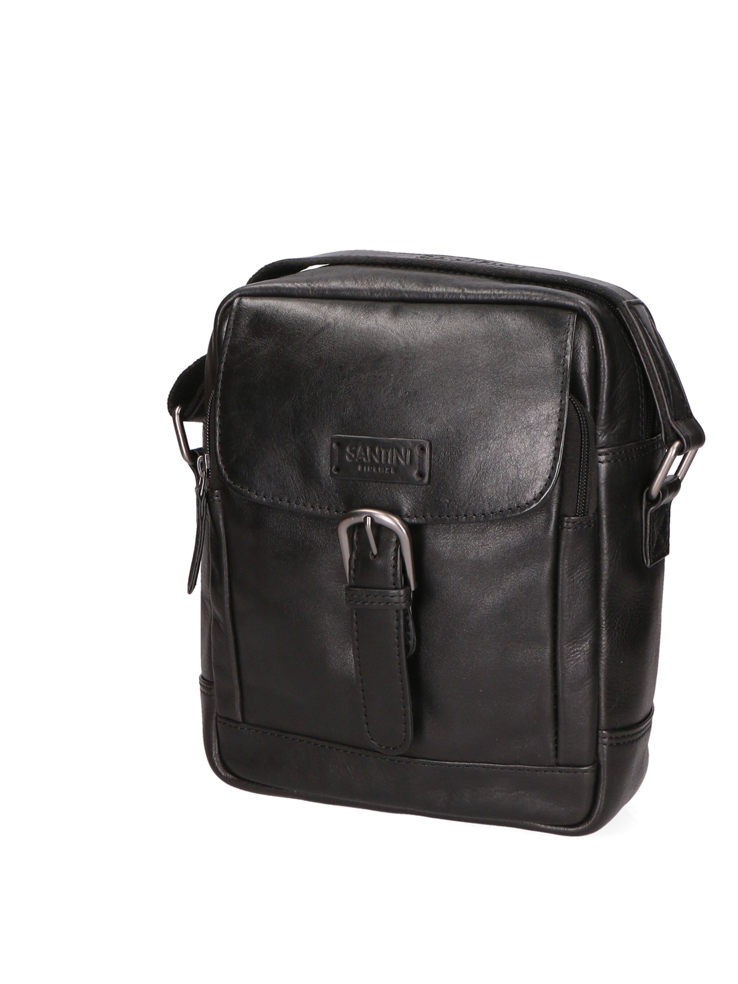Santini Firenze Schoudertas in Zwart