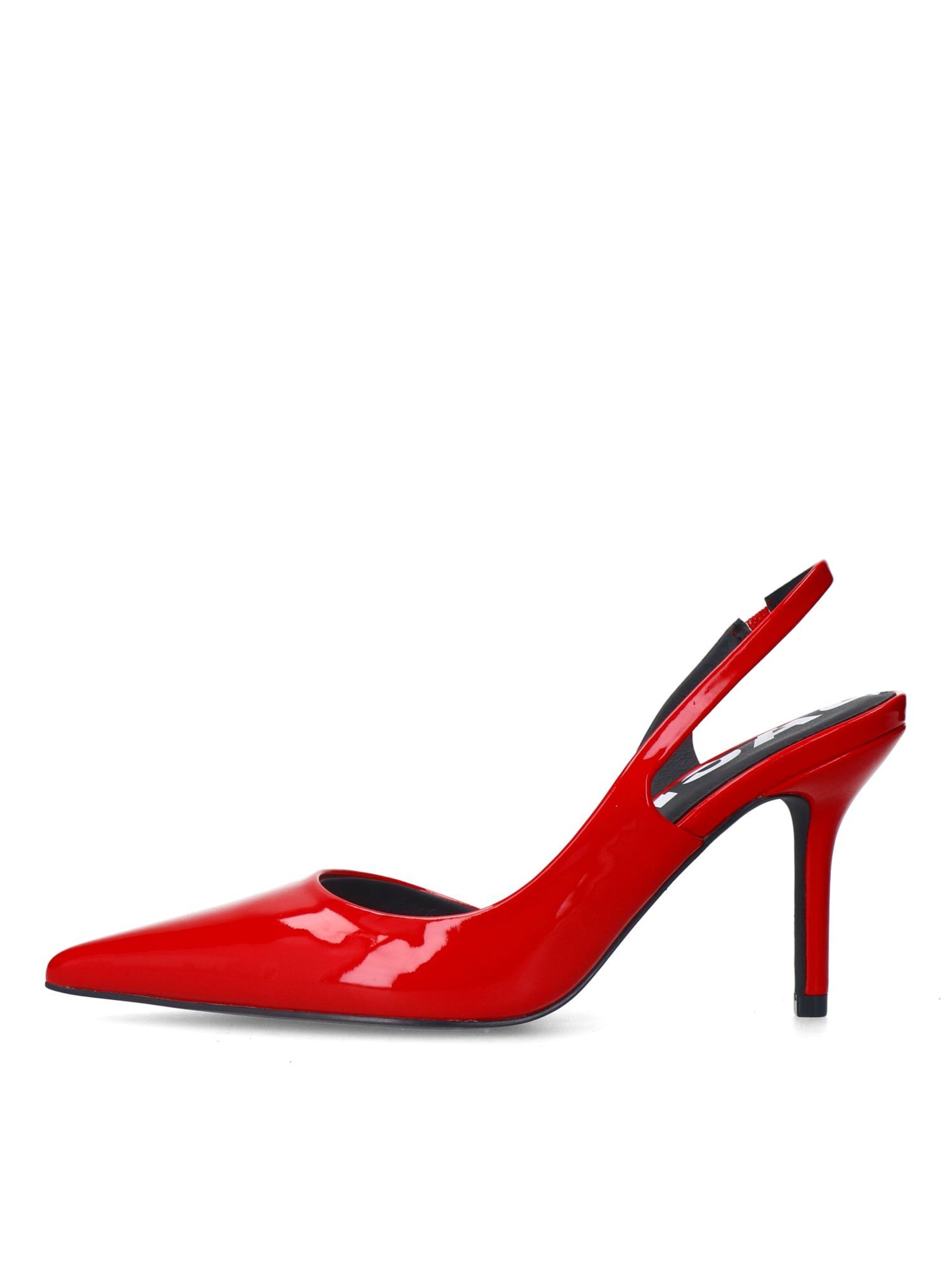 SACHA Slingback Pumps in Red