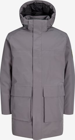 Portland Outerwear Company - Parca de entretiempo en gris: frente