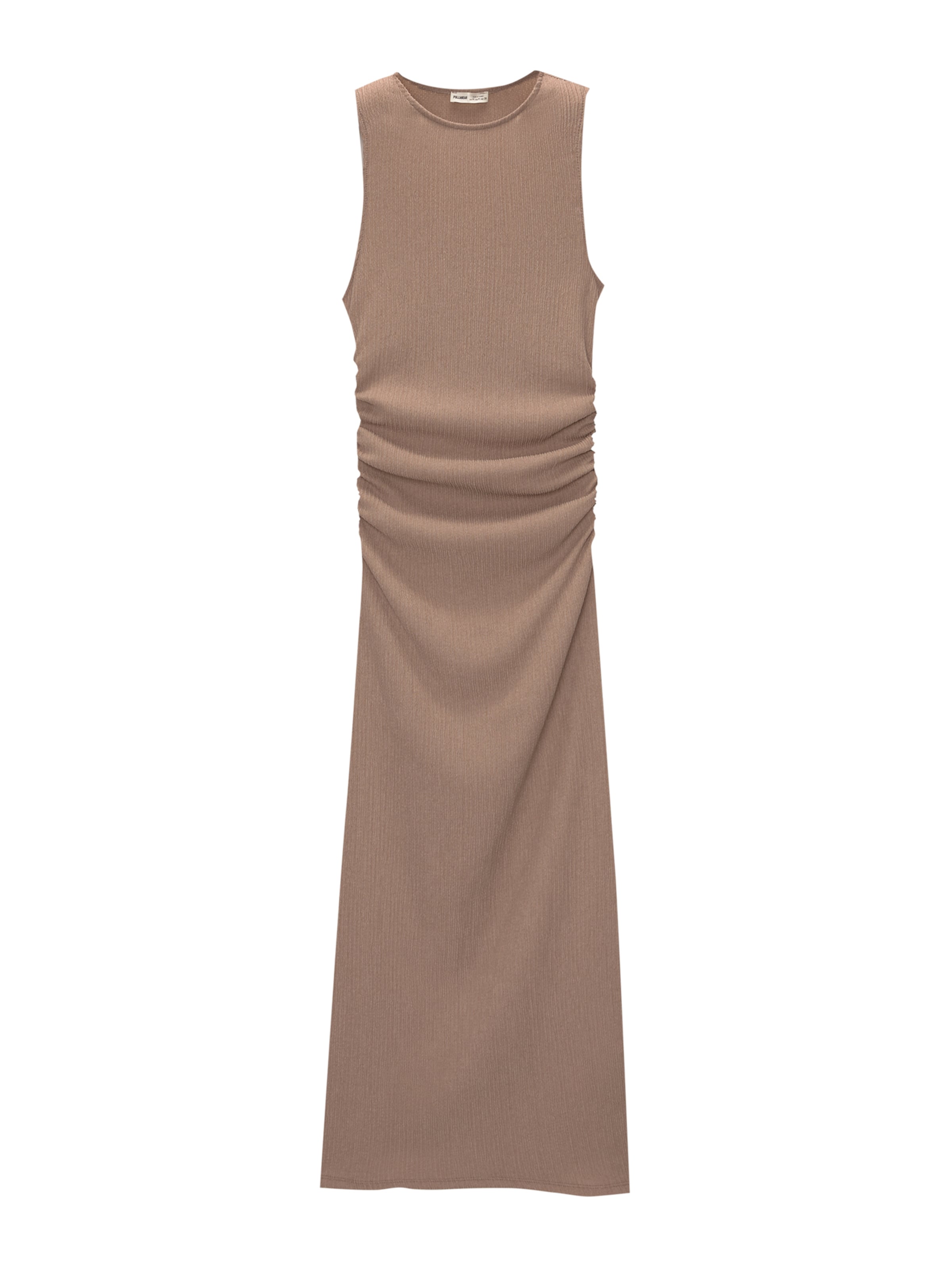 Pull&Bear Sukienka w kolorze beżowy: przód