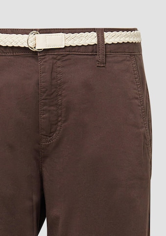 Regular Pantalon chino s.Oliver en marron