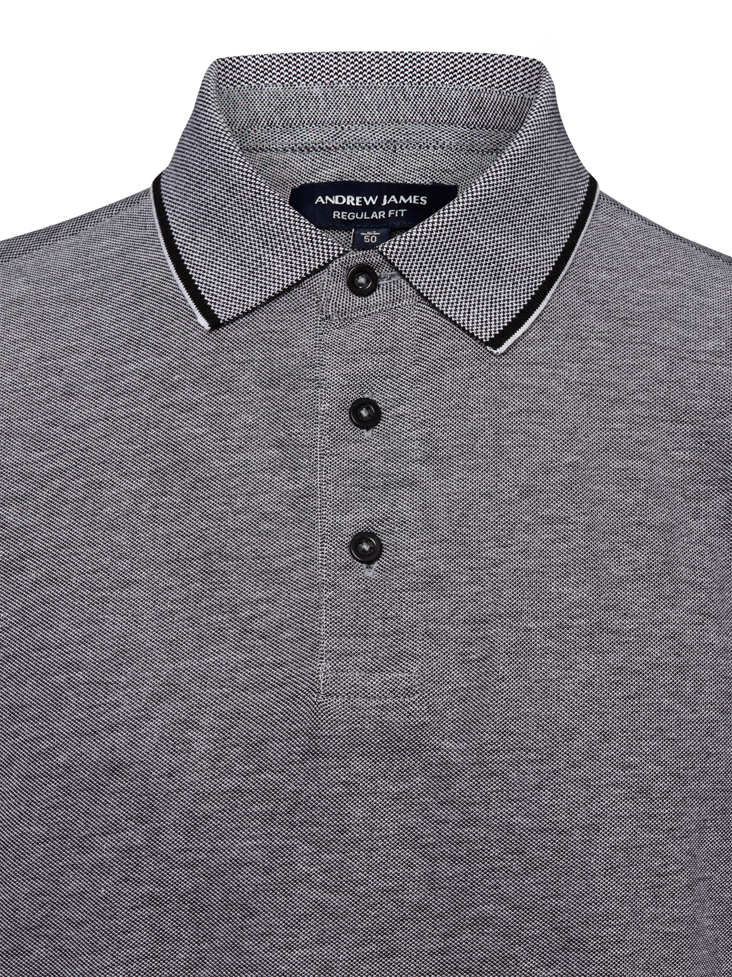 Andrew James Poloshirt in Grau