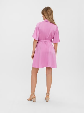 VERO MODA Jurk 'Amelia' in Roze