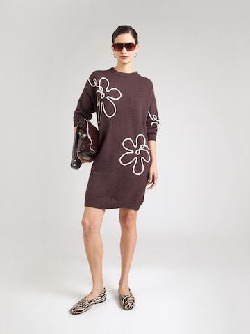 Hailys Knit dress 'Ti44lla' in Brown: front