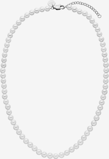 PURELEI Chaîne 'Diligence' en One Size en argent / blanc perle, Vue avec produit