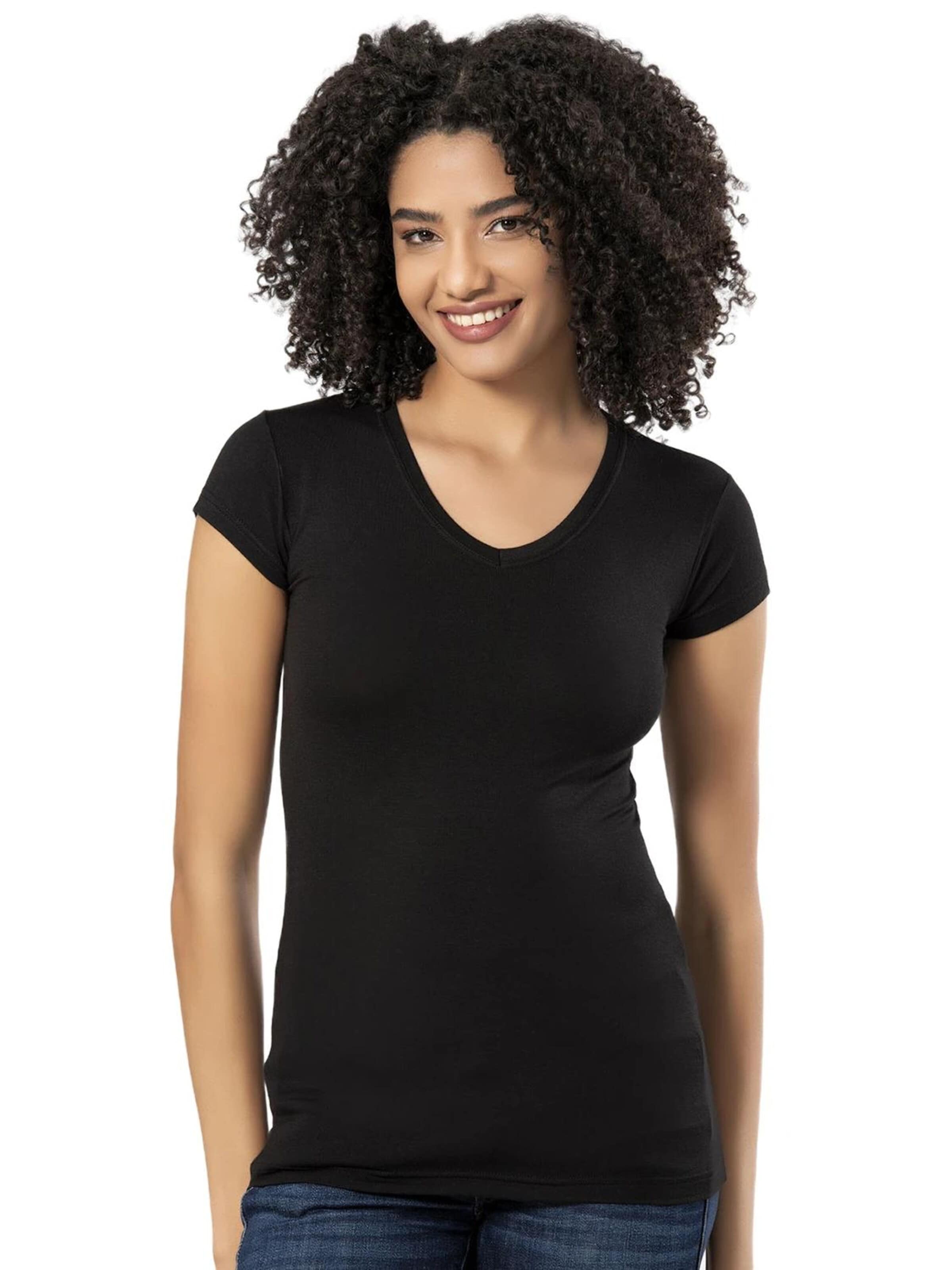 T-shirt Weweus en noir : devant