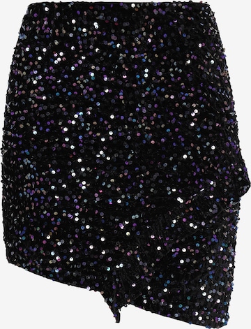 Jupe faina en noir : devant