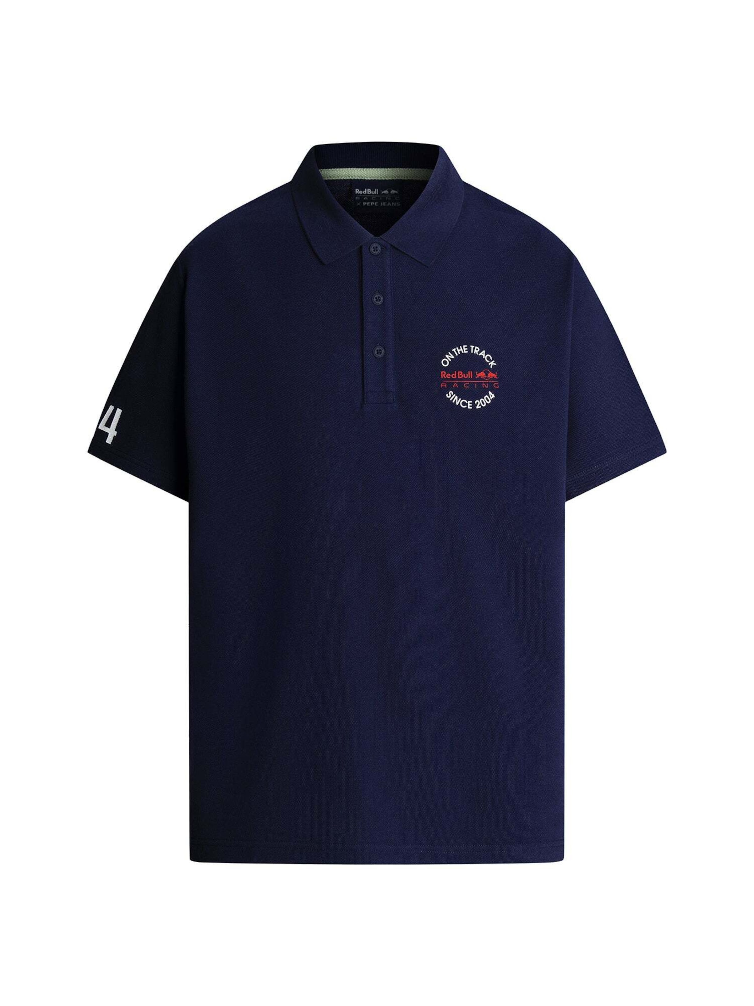 Red Bull Racing x Pepe Jeans Shirt in Blauw: voorkant