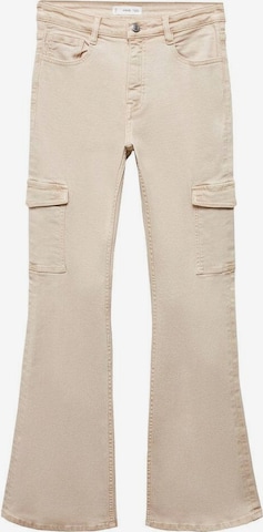 MANGO TEEN Loosefit Hose in Beige: predná strana