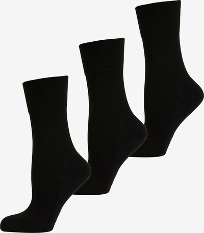 ELBEO Freizeitsocken ' 3er-Pack Sensitive Bamboo ' in schwarz, Produktansicht
