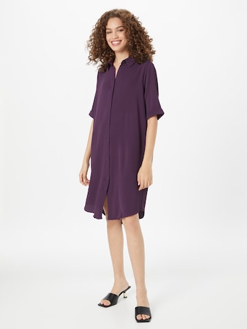 Monki Shirt Dress in Purple: front