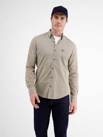 LERROS Regular fit Button Up Shirt in White: front