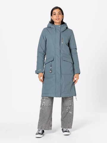 Ragwear Функционално палто 'EFUTURA' в сиво: отпред