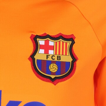 NIKE Athletic Sweatshirt 'FC Barcelone Strike Drill' in Orange