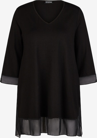 SEEYOU BY BIGGI M. Tunic in Black: front