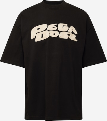 Pegador Тениска 'DREW' в черно: отпред