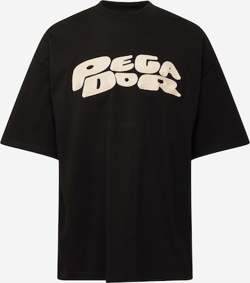 Pegador T-shirt 'DREW' i svart: framsida