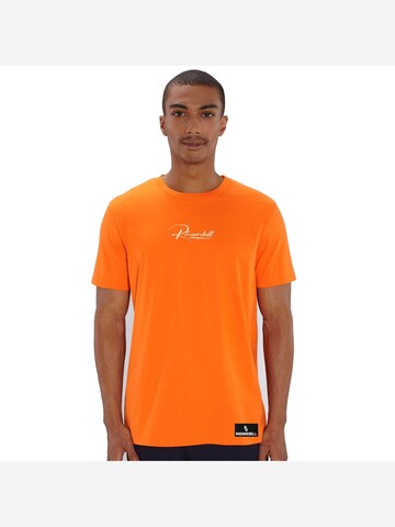 Rheinrebell Shirt 'T Shirt "Faith" Orange' in Orange