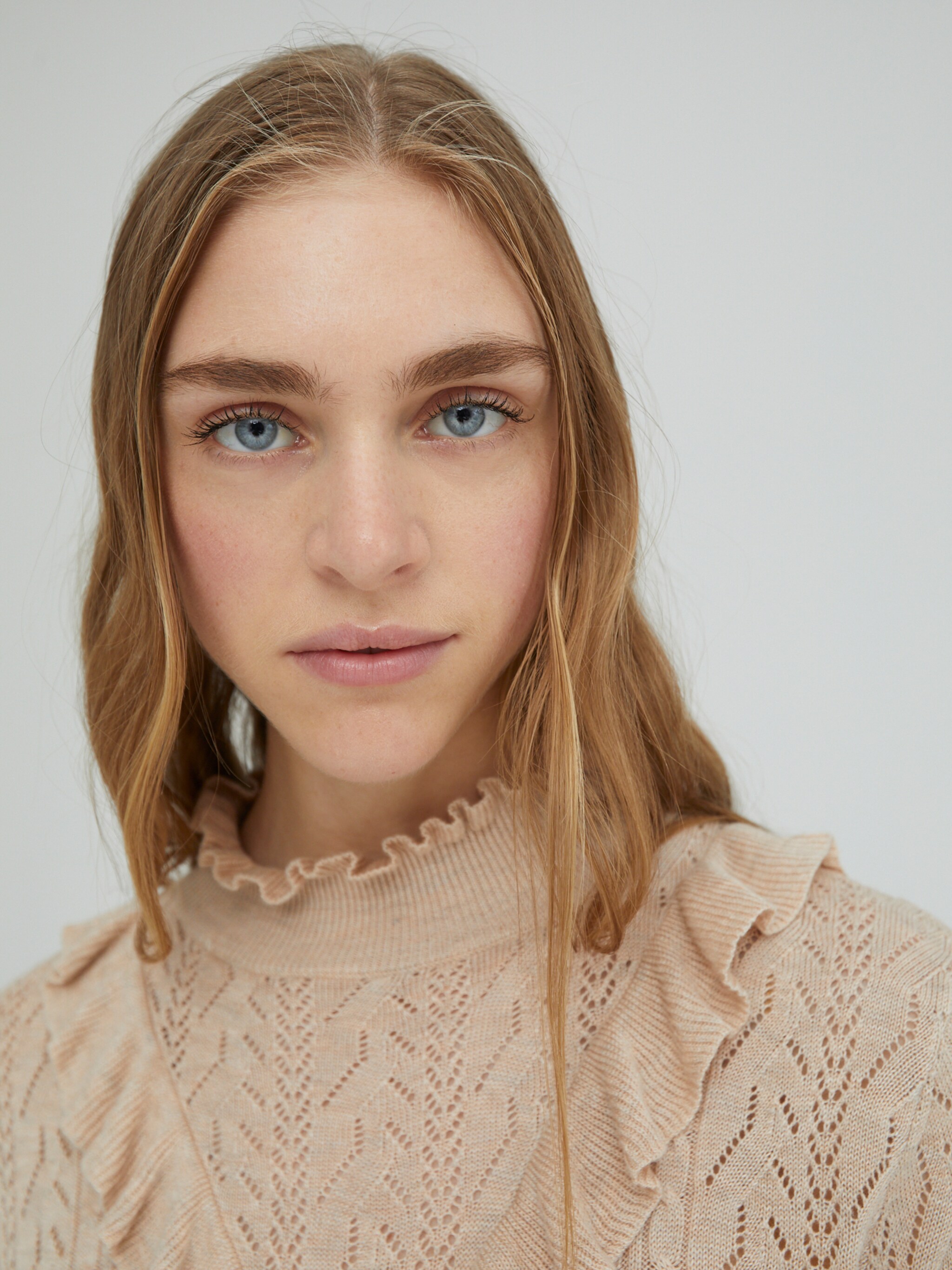 EDITED Produits Pull-over 'Elka' beige chiné