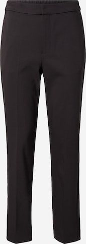 InWear רגיל מכנסיים מחויטים 'Zella' בשחור: מלפנים