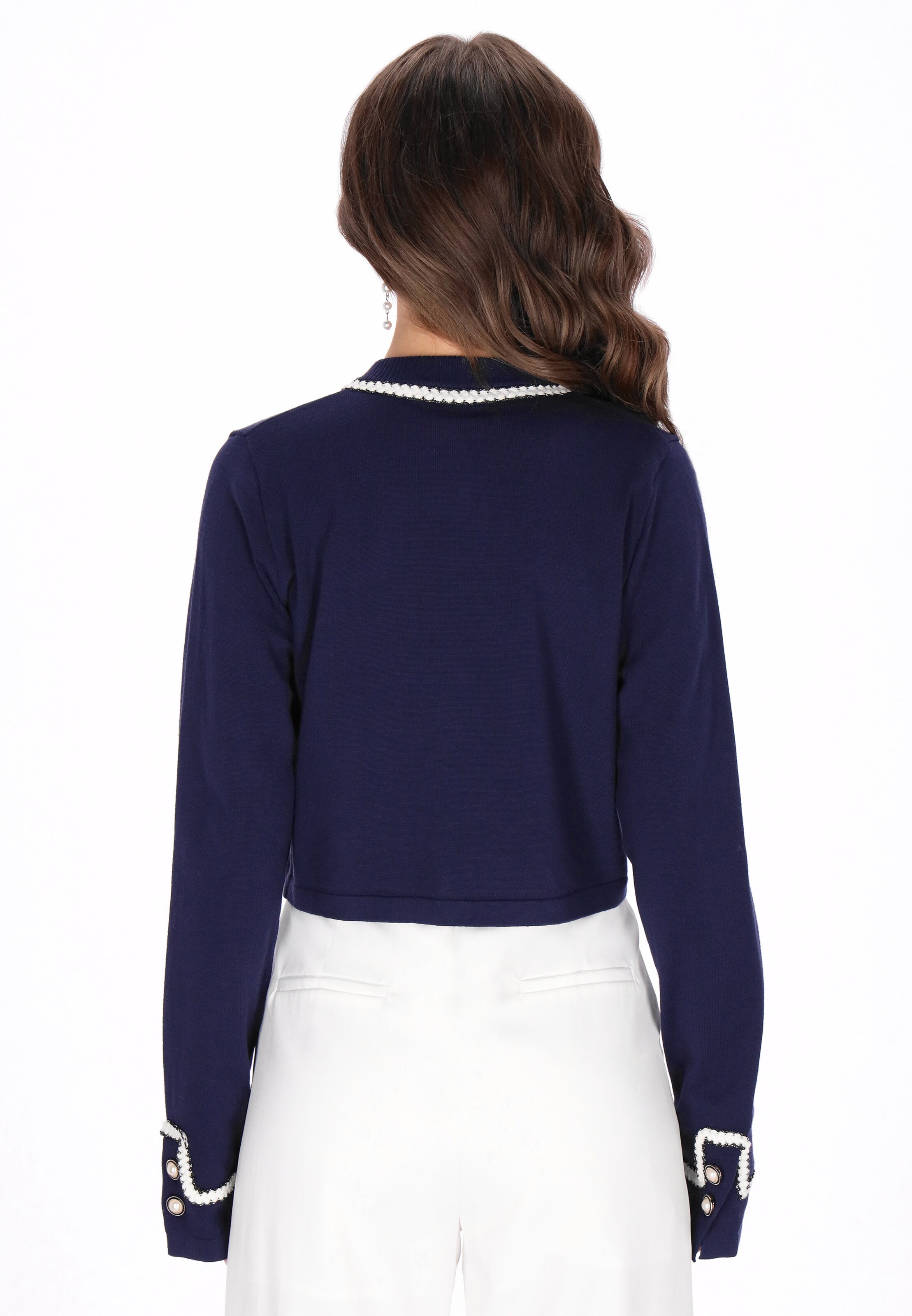 faina - Cárdigan en azul