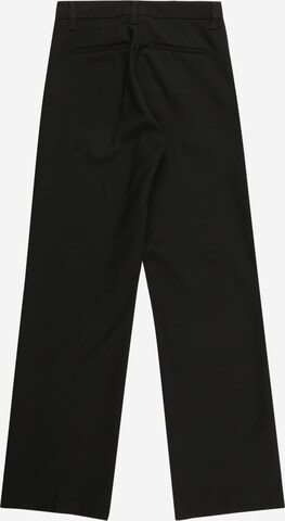 GRUNT Široke hlačnice Hlače 'Dudai' | črna barva